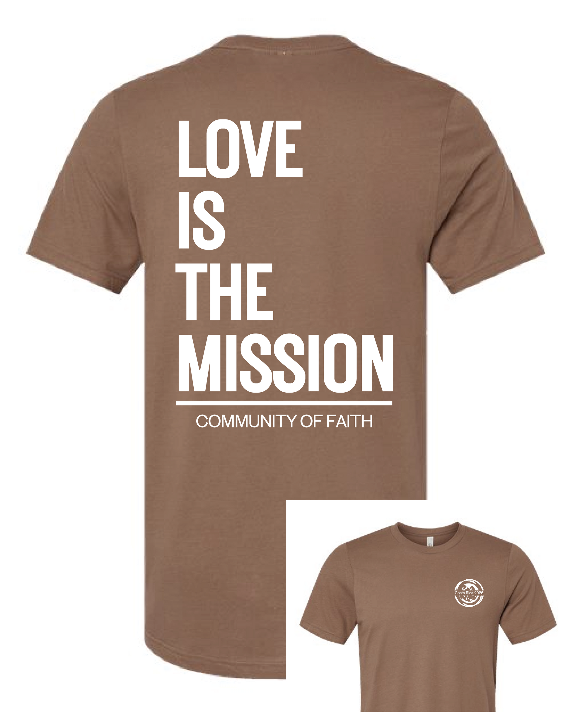 Love is the Mission - 2026 Costa Rica COF Missions Tee - Endlessly Trendy Boutique