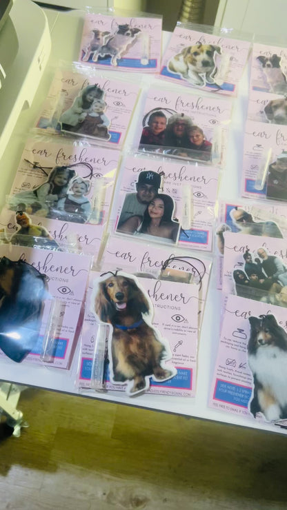 Custom Die-Cut Picture Air Freshener - Freshie