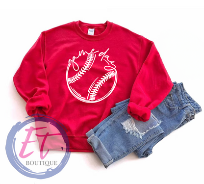 Game Day Baseball Shirt or Sweatshirt - Endlessly Trendy Boutique