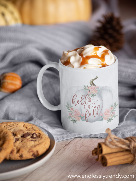 Hello Fall Coffee Mug - - Endlessly Trendy Boutique