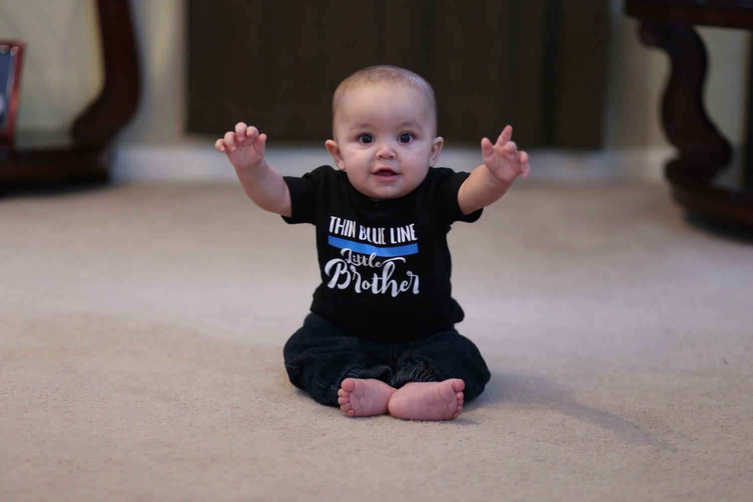 TBL Thin Blue Line Support Tshirt - - Endlessly Trendy Boutique