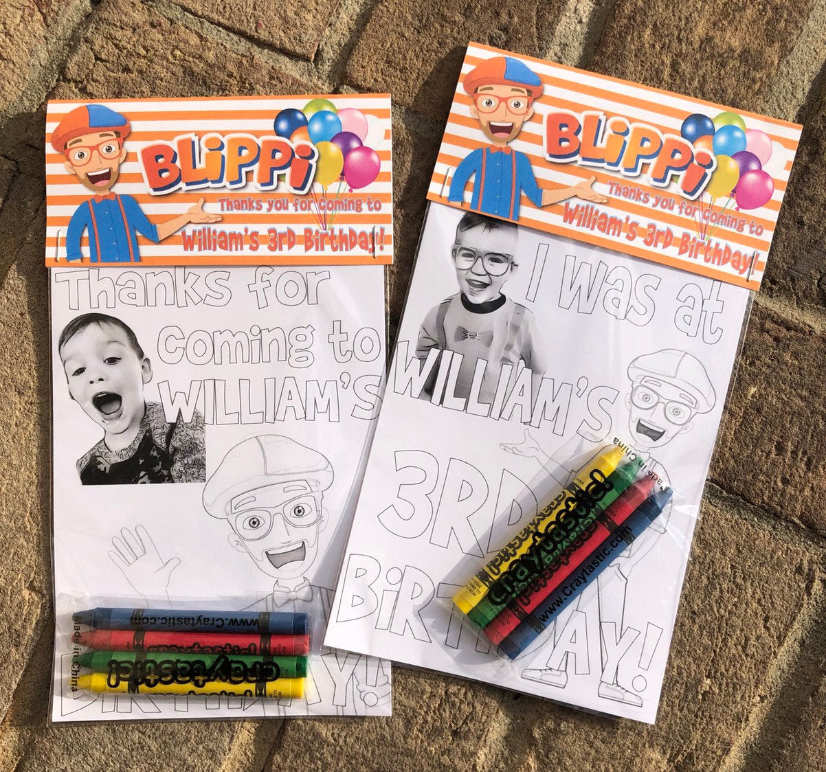 Jungle and Zoo Theme OR Any Theme YOUR child - Personalized Birthday Party Favors Set of 10 - - Endlessly Trendy Boutique