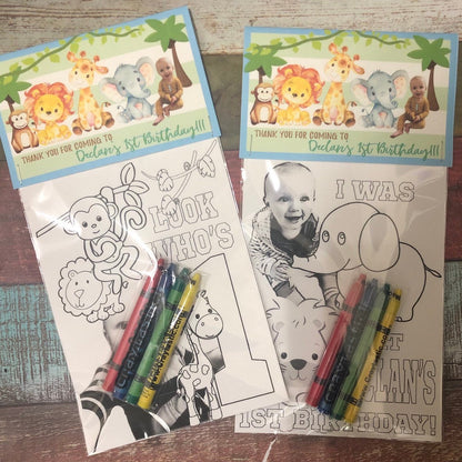 Wild Plaid Theme OR Any Theme YOUR child - Personalized Birthday Party Favors Set of 10 - - Endlessly Trendy Boutique